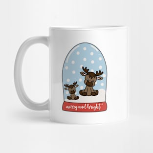 Reindeer slow globe Mug